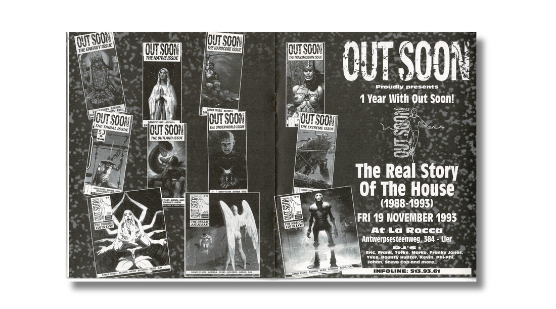 Out Soon: 1992 - 2008. The life and death of a unique Belgian nightlife magazine.