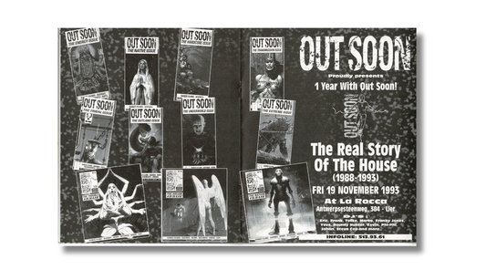 Out Soon: 1992 - 2008. The life and death of a unique Belgian nightlife magazine.