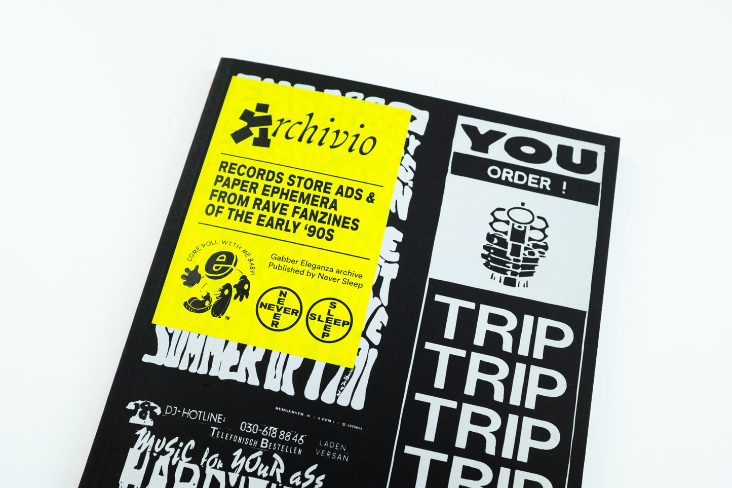 ARCHIVIO#1 – Records store ads and paper ephemera from Rave fanzines of the early 90s